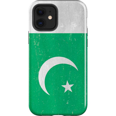 Pakistan Flag Distressed iPhone 12 Impact Case
